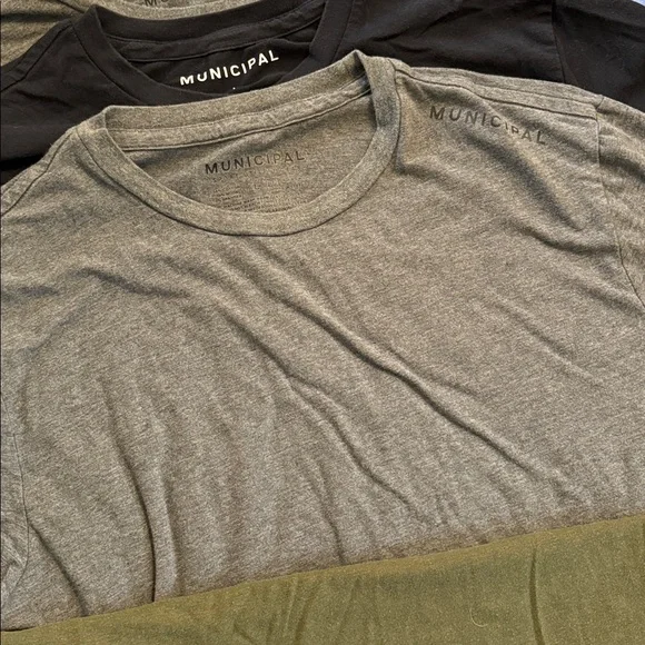 Municipal cotton/modal performance tees- Mens Large (x6) - Picture 6 of 9